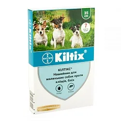 Kiltix (Кілтікс) 35 см Нашийник для маленьких собак від бліх та кліщів 