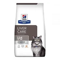 Hills PD Liver Care l/d Лікувальний корм для котів з куркою 
