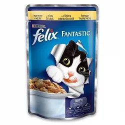 Felix (Фелікс) Fantastic Консерви для котів з куркою в желе 100 гр
