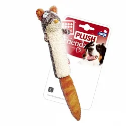 GiGwi Plush Игрушка для собак белка с пищалкой