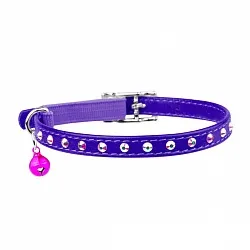 Нашийник Waudog Glamour для котів зі стразами
