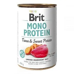 Brit Monoprotein Tuna & Sweet Potato Консервы для собак с тунцем и бататом