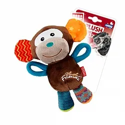 GiGwi Plush Игрушка для собак обезьянка с пищалкой