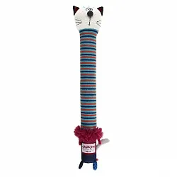 GiGwi Crunchy Игрушка для собак кот с хрустящей шеей и пищалкой
