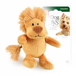 GiGwi Plush Игрушка для собак лев с пищалкой