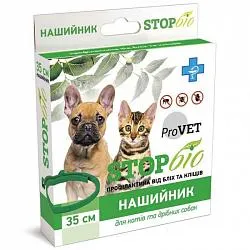 ProVET STOP-Біо Нашийник від бліх та кліщів для котів і дрібних собак