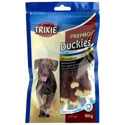 Trixie 31538 Premio Duckies Лакомство для собак кальциевая косточка с филе утки