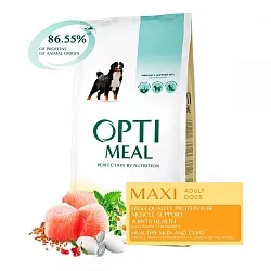 Optimeal Maxi Adult Dog Сухий корм для собак великих порід з куркою