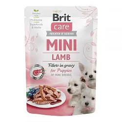 Brit Care Mini Lamb Консерви для цуценят малих порід з ягням в соусі 
