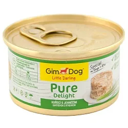GimDog Консерви для собак з курчам і ягням | Little Darling Pure Delight 