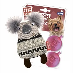 GiGwi Plush Іграшка для собак коала з пищалкою