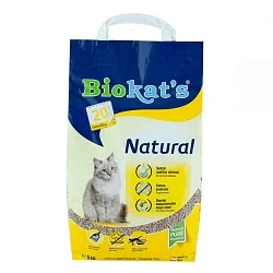 Наповнювач BioKat's Natural Грудкуючий для котячого туалету