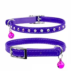 Нашийник Waudog Glamour для котів зі стразами
