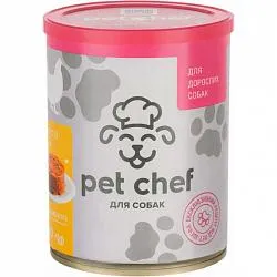 Pet Chef Консерви м'ясний паштет для дорослих собак із курки 