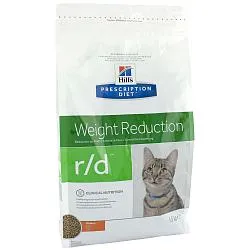Hills PD Weight Reduction r/d Лікувальний корм для зниження ваги у котів
