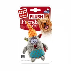GiGwi Plush Іграшка для собак "ведмідь з пищалкою"