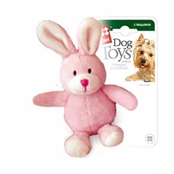 Іграшка для собак Заєць з пищалкою GiGwi Plush 11 см