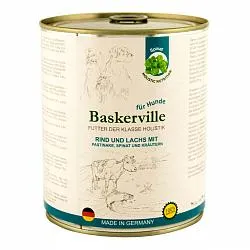 Baskerville Holistik Консерви для собак лосось і яловичина з пастернаком, шпинатом і зеленню