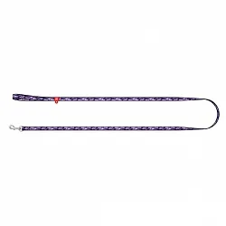 Поводок для собак нейлоновый WAUDOG Nylon, рисунок "Фиолетовый камо"