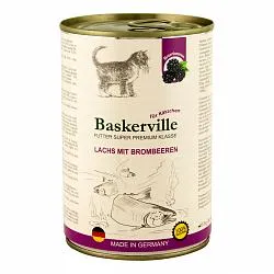 Baskerville Premium Kitten Консервы для котят лосось с ежевикой