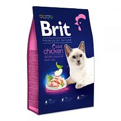 Brit Premium by Nature Сухой корм для кошек с курицей
